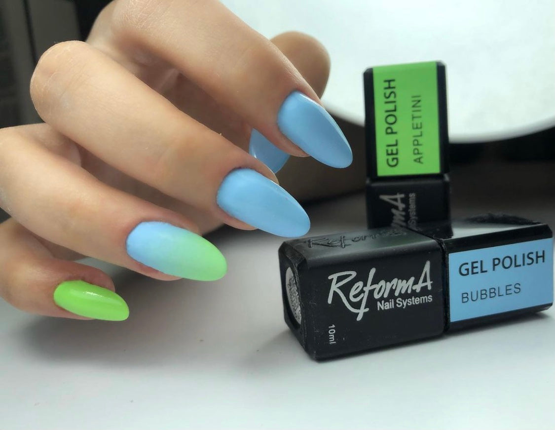 Limetkový, seladónový, pastelový hybridný lak - GP Appletini, 10 ml
