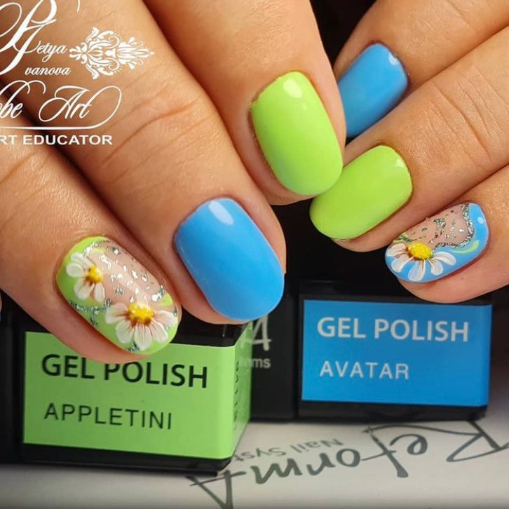 Limetkový, seladónový, pastelový hybridný lak - GP Appletini, 10 ml