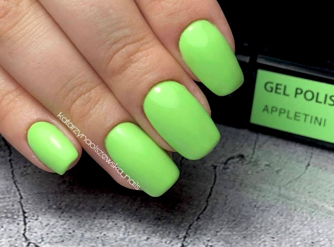 Limetkový, seladónový, pastelový hybridný lak - GP Appletini, 10 ml