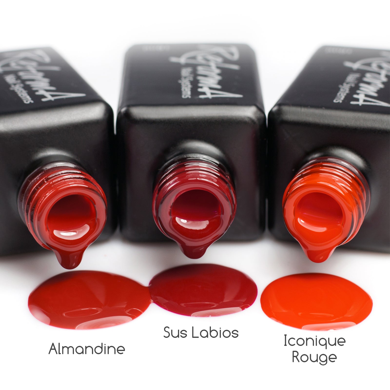 Červený, žiarivý, ženský hybridný lak - GP Iconique Rouge, 10 ml
