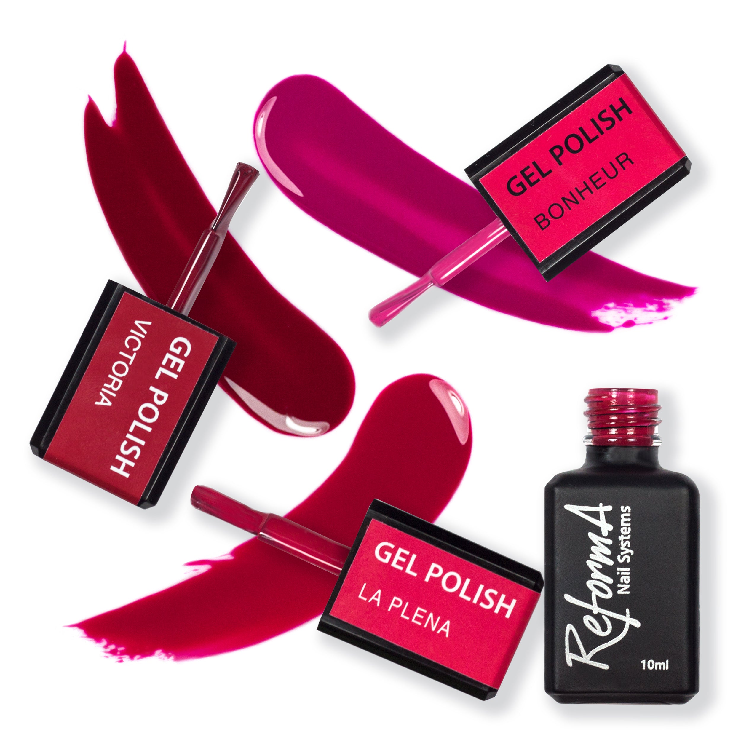 Tmavý, ružový hybridný lak na nechty - GP Bonheur, 10 ml