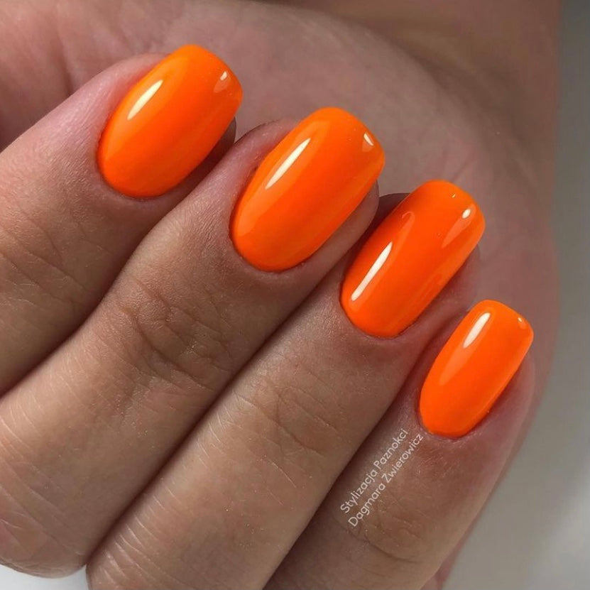 Oranžový hybridný lak na nechty - GP Kurkuma, 10 ml