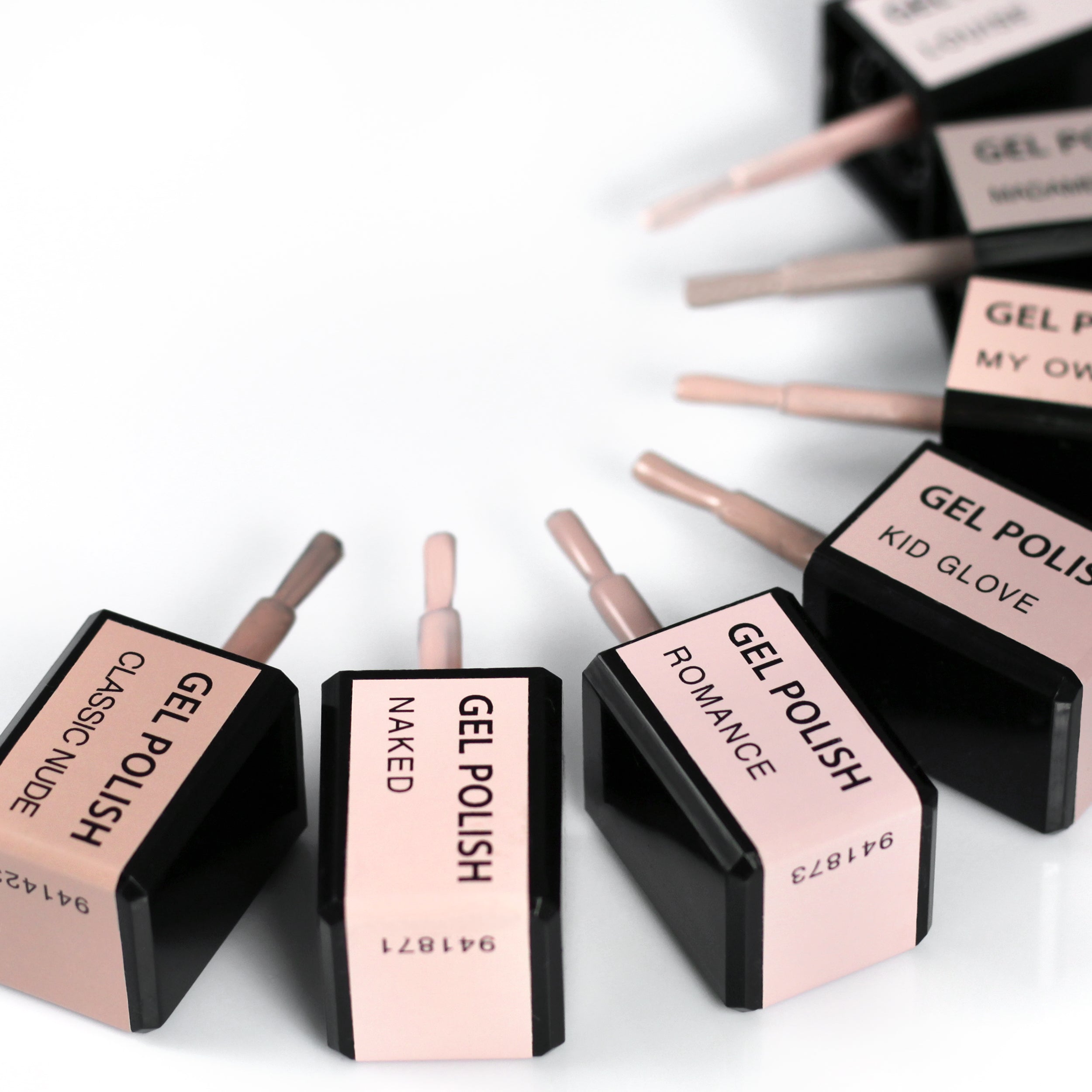 Béžový, polopriehľadný, prírodný nude hybridný lak - GP Classic Nude, 10 ml