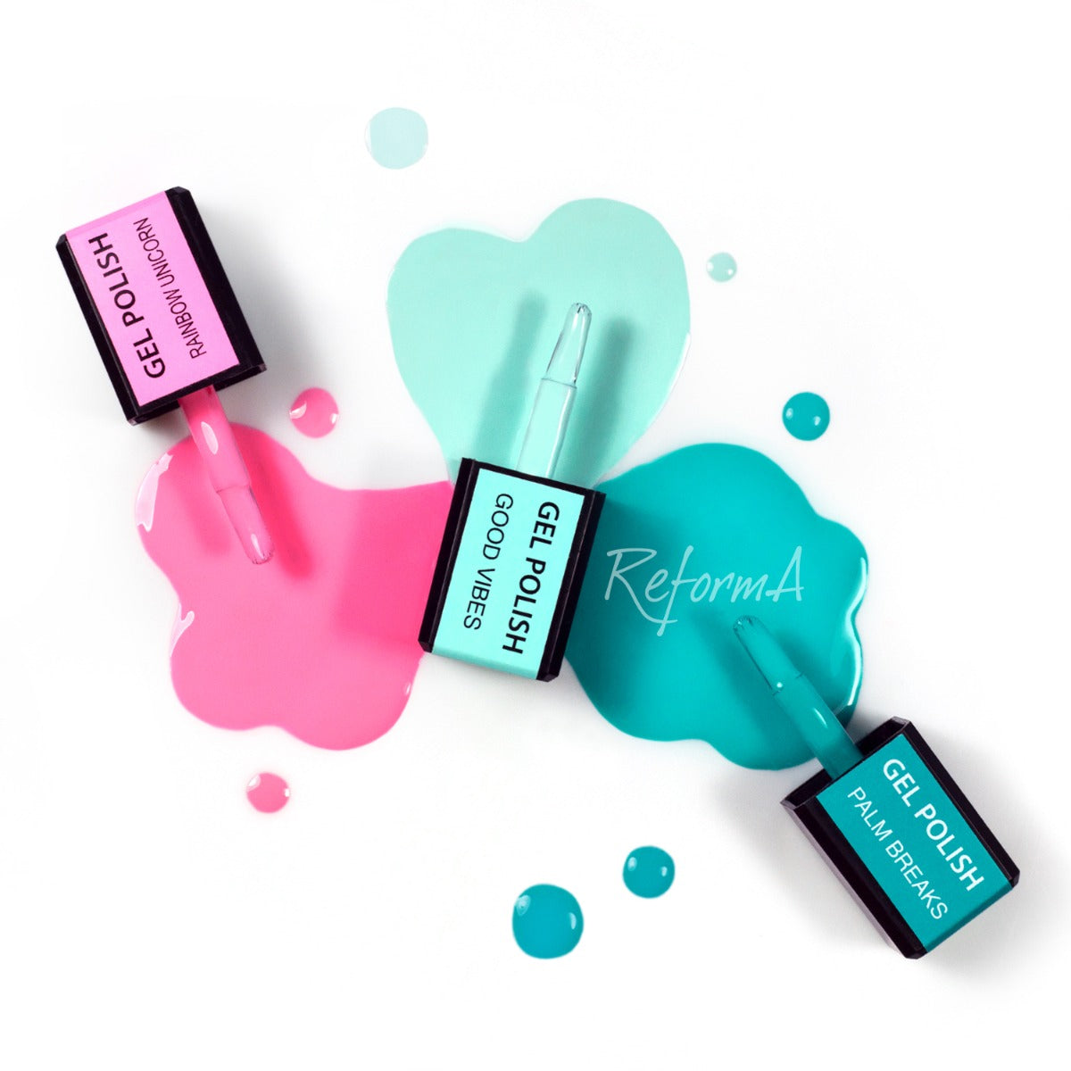 Mätový, pastelový hybridný lak - GP Good Vibes, 10 ml